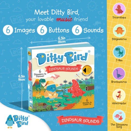 Ditty Bird - Dinosaur Sounds