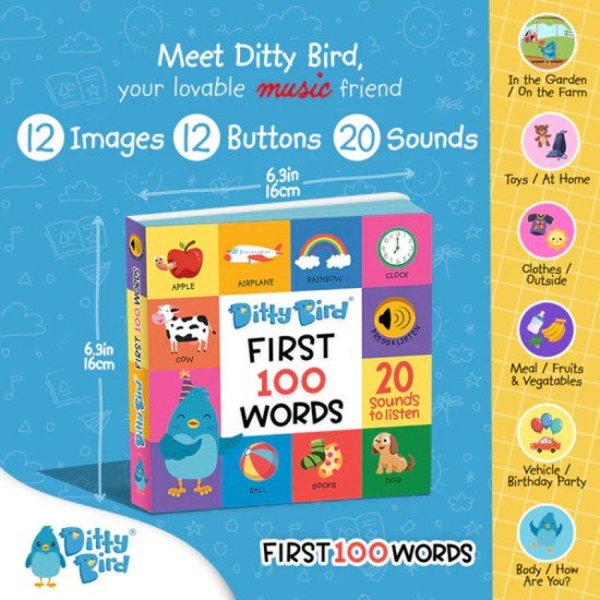 Ditty Bird - First 100 Words