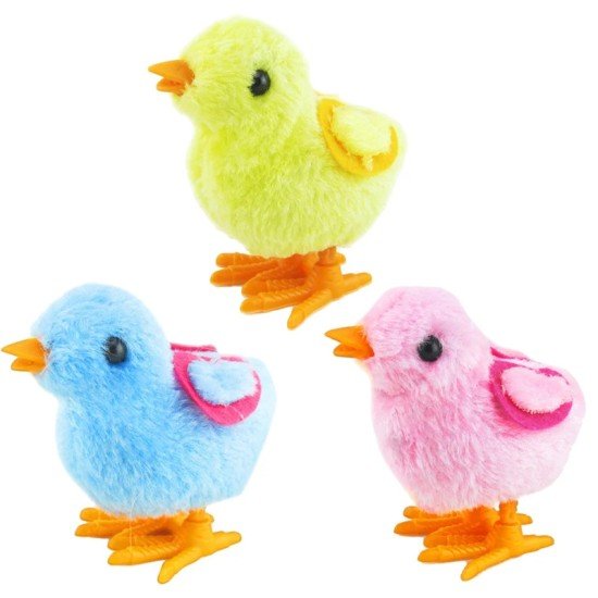 3PCS RANDOM COLOR JUMPING CHICKEN CUTE CLOCKWORK