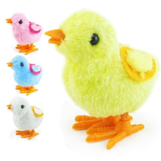 3PCS RANDOM COLOR JUMPING CHICKEN CUTE CLOCKWORK