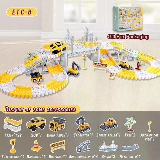 CHANGEABLE ELECTRIC TRAIN TOY SET 