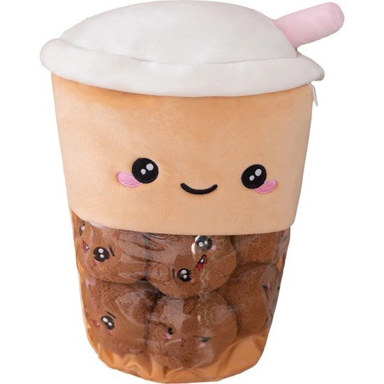 KAWAII BUBBLE TEA PLUSH TOYS CAT 15.7INCH