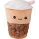 KAWAII BUBBLE TEA PLUSH TOYS CAT 15.7INCH