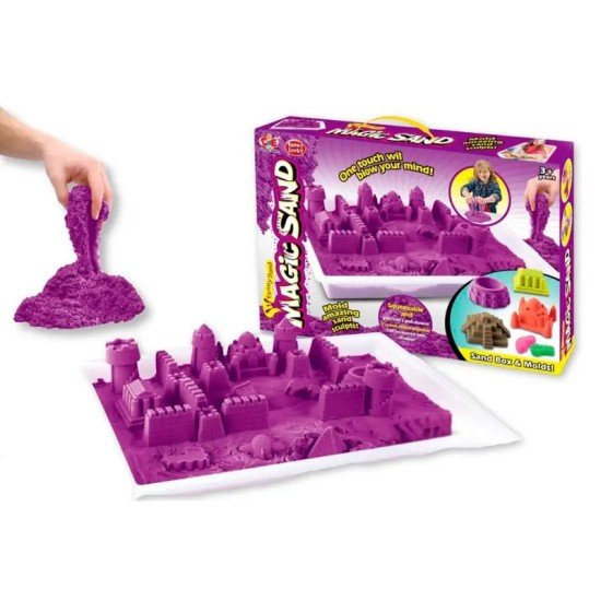 Magic Sand Toy Set With Molds And Jackhammer 2000g