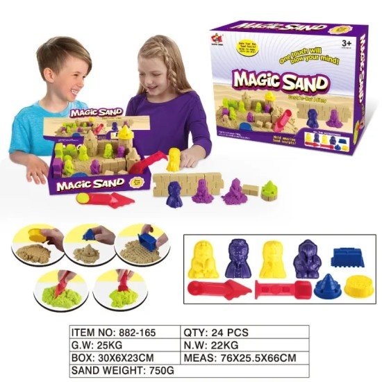 Magic Sand Castle Building Toy Set - 750g