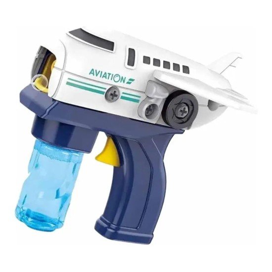 Bubbles Friction Gun Airplane