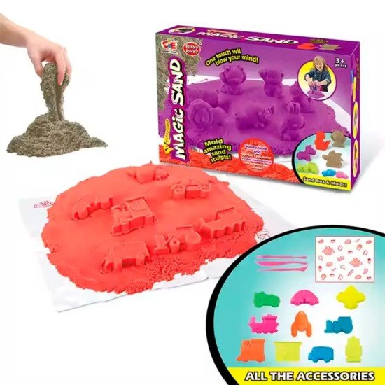 Magic Sand Toy Set Plain - 500g