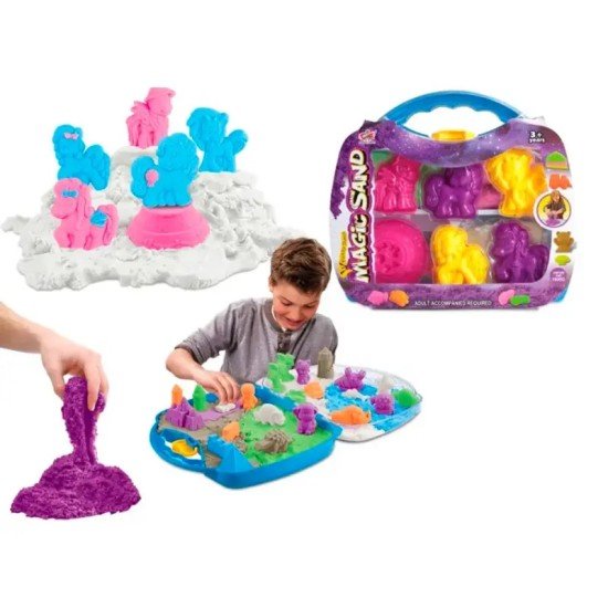 Magic Sand Beach Toy Set With Carry Bag 1000g