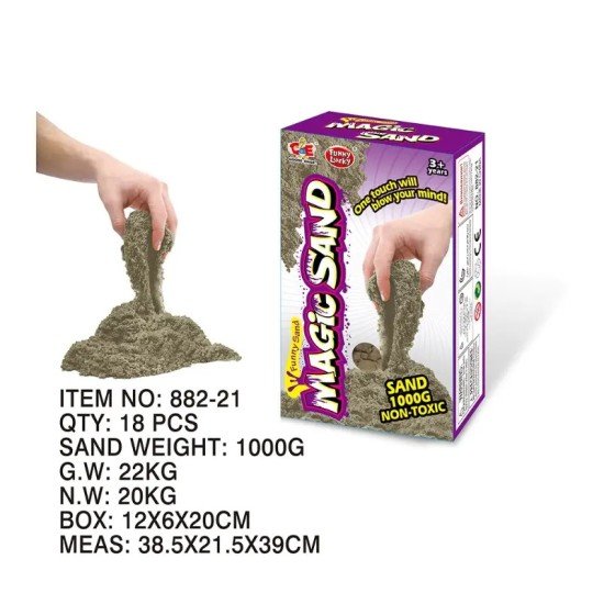 Magic Sand Toy Set Plain - 1000g