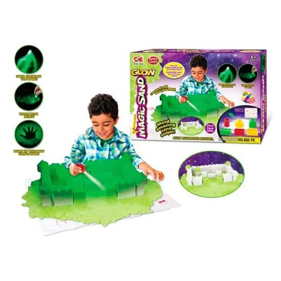 Magic Glow Sand Toy Set - 500g