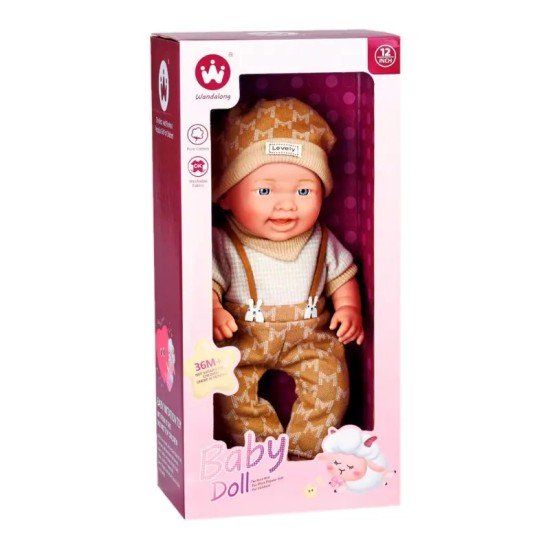 Baby Imitation Doll Boy - 12 Inch