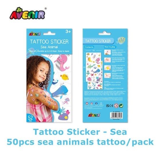 Avenir Tattoo Sticker - Sea Animal