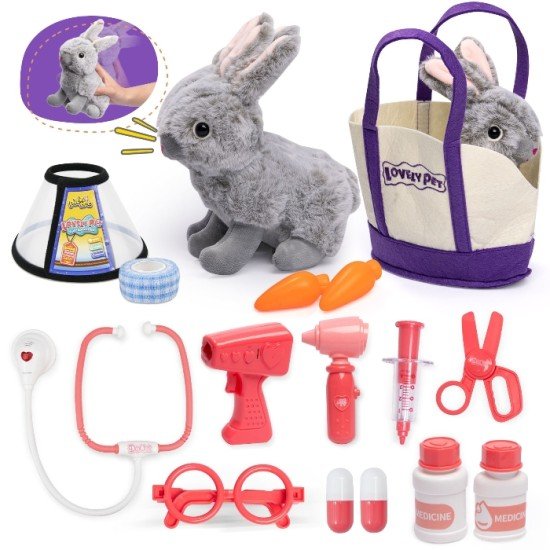 Kidewan Belgian Plush Flemish Giant Examine Kit 16PCS 