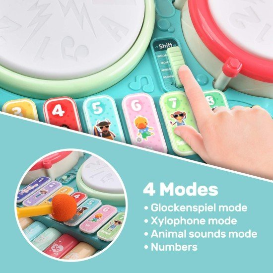 Cute Stone 5 in 1 Musical Instruments Toys
