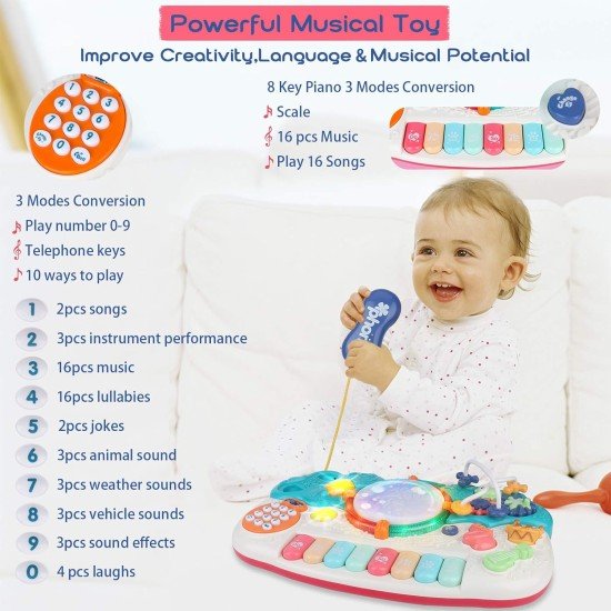 Multifunctional Toy Piano Musical Instruments