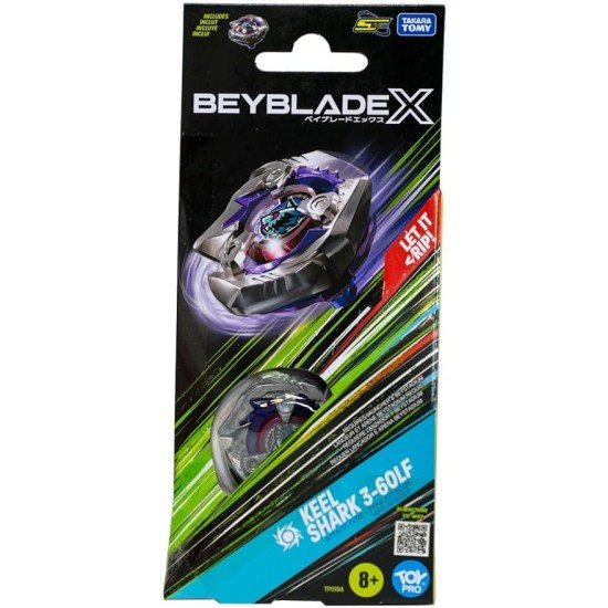 BEYBLADE X Takara Tomy Keel Shark 3-60LF Booster Pack Set