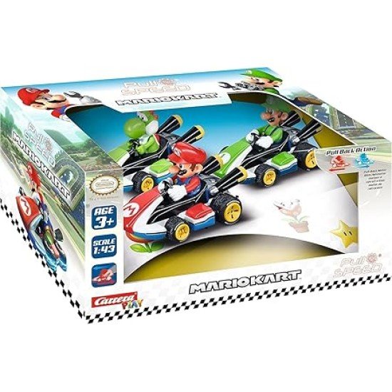 Carrera Pull N Speed Mario Kart Triple Pack