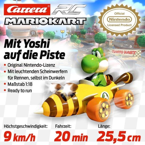 Carrera RC Mario Kart Bumble V Yoshi Toy