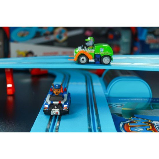 Carrera First Race Track Paw Patrol I Slot Car Set with Chase & Rocky 