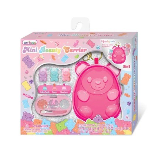 Hot Focus Mini Beauty Carrier Cosmetic Set