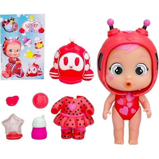 Cry Babies Magic Tears Stars Houses Red