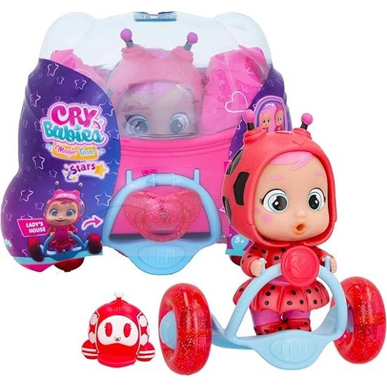 Cry Babies Magic Tears Stars Houses Red
