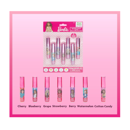 Barbie - Townley 7 Pk Lip Gloss Plant Based 2