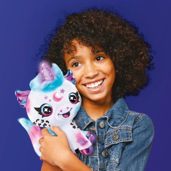Canal Toys Airbrush Plush Cosmic Light Up Unicorn