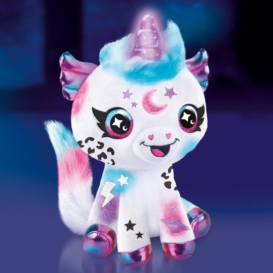 Canal Toys Airbrush Plush Cosmic Light Up Unicorn
