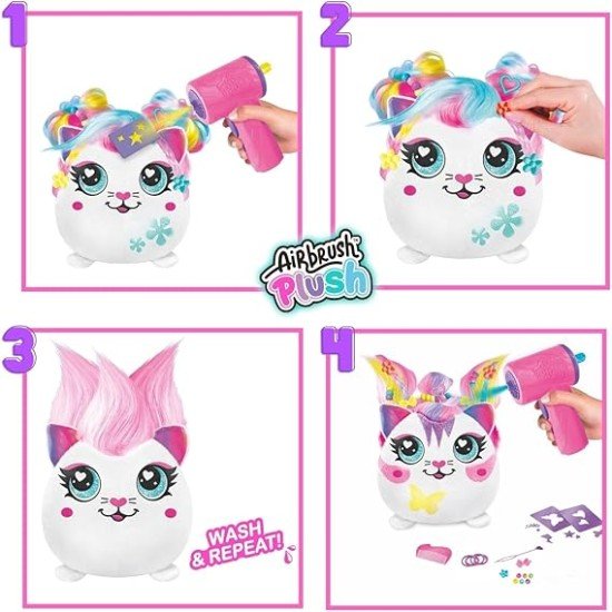Canal Toys Airbrush Plush Hair’iffic Squish Pals