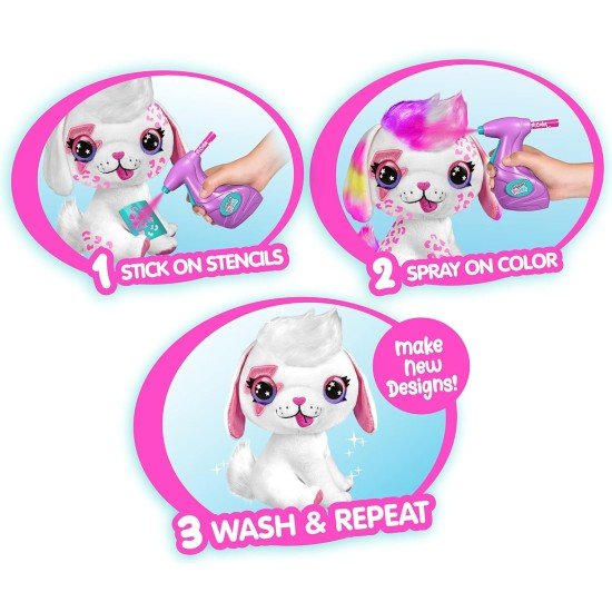 Canal Toys Personalize Airbrush Plush Large Puppy