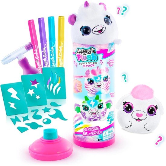 Canal Toys Personalize Airbrush Plush Mini Mystery 2 Pack