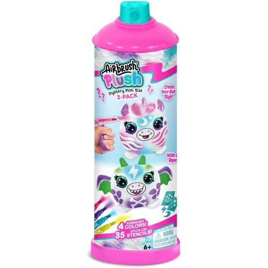 Canal Toys Personalize Airbrush Plush Mini Mystery 2 Pack