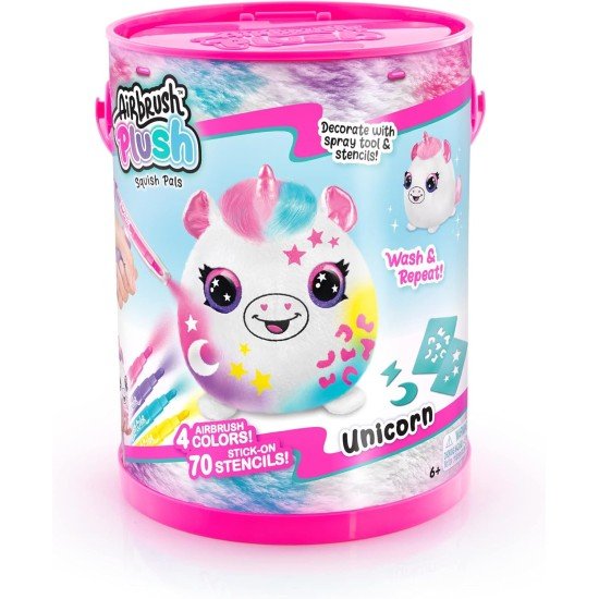 Canal Toys Airbrush Plush - Neon Squish Pals Paint Can
