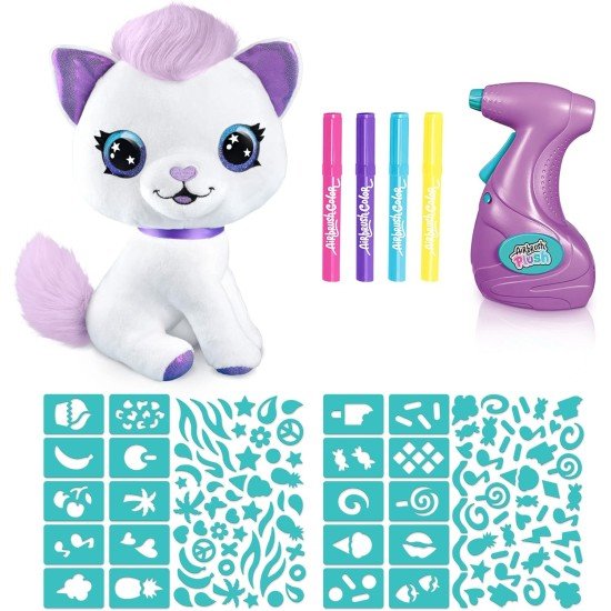 Canal Toys Personalize Airbrush Plush Large Kitty