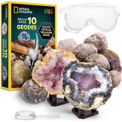 National Geographic Break Open 10 Premium Geodes National Geographic Break Open 10 Premium Geodes