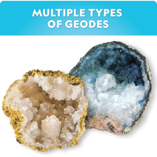 National Geographic Break Open 15 Premium Geodes Science Kit