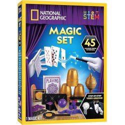 National Geographic Blue Marble Kids Magic Set - 45 Magic Tricks National Geographic Blue Marble Kids Magic Set - 45 Magic Tricks