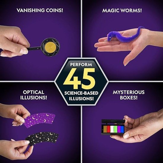 National Geographic Blue Marble Kids Magic Set - 45 Magic Tricks