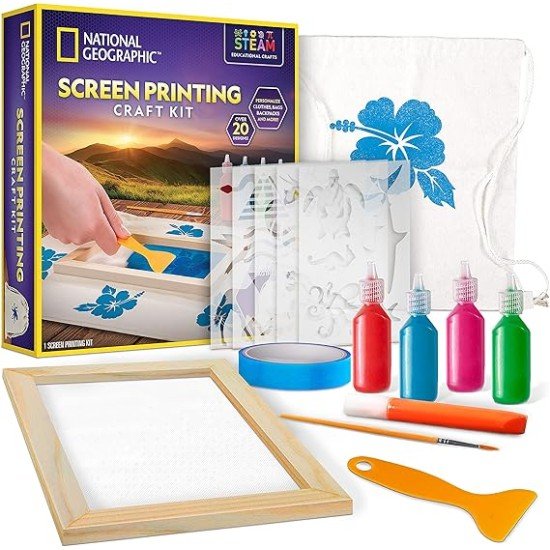 National Geographic Kids Screen Printing Kit