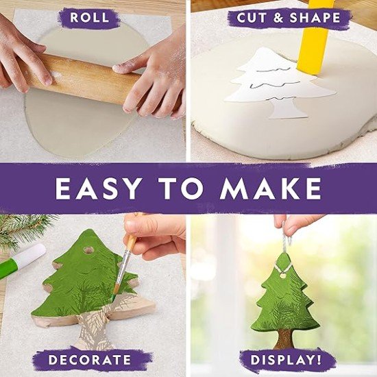 National Geographic Modeling Clay Arts & Crafts Kit - Air Dry Clay