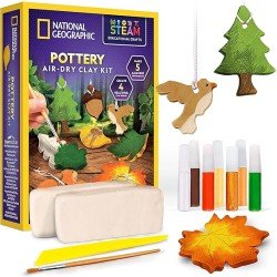 National Geographic Modeling Clay Arts & Crafts Kit - Air Dry Clay National Geographic Modeling Clay Arts & Crafts Kit - Air Dry Clay