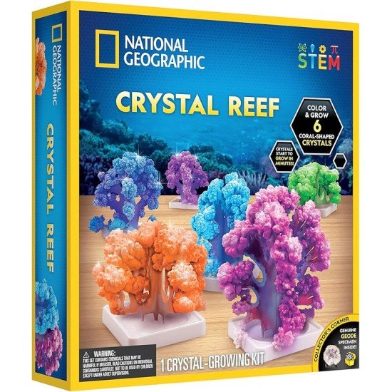 National Geographic Blue Marble Crystal Reef Science & Nature Crystal Growing Kit