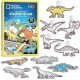 National Geographic Glow In The Dark Dinosaur Stained Glass Art Kit