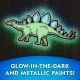 National Geographic Glow In The Dark Dinosaur Stained Glass Art Kit