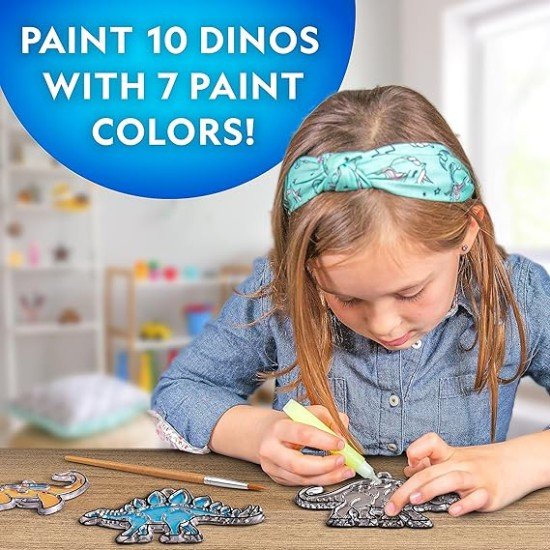 National Geographic Glow In The Dark Dinosaur Stained Glass Art Kit