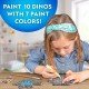 National Geographic Glow In The Dark Dinosaur Stained Glass Art Kit