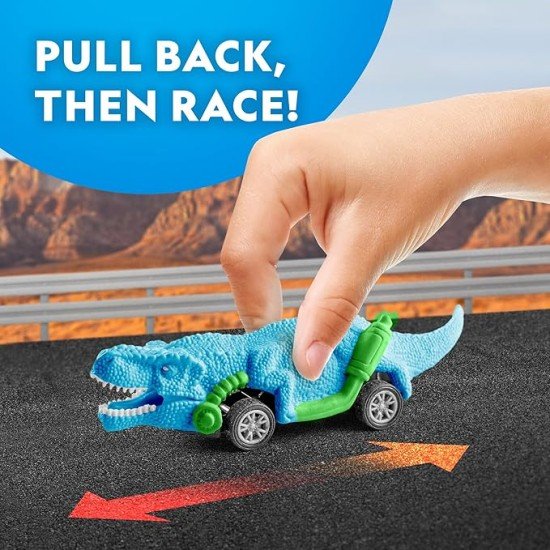 National Geographic Pull Back Dinosaur Race Cars Craft Kit