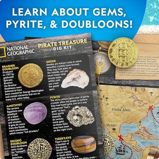 National Geographic Pirate Treasure Dig Kit