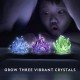 National Geographic Crystal Growing Kit - 3 Vibrant Colored Crystals To Grow With Light-Up Display Stand